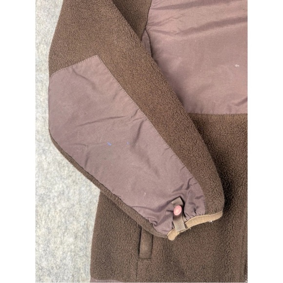 The North Face Denali Jacket Youth Medium Brown Polartec Fleece Outdoor Full Zip - Picture 5 of 7